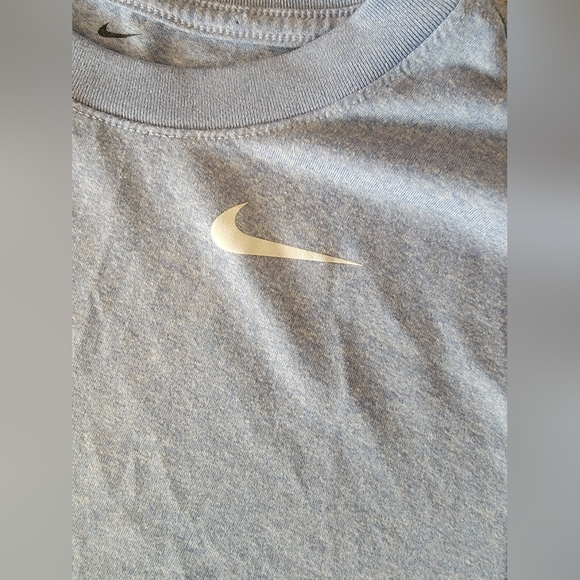 Nike Dri-Fit Light Blue Short Sleeve Tee T-Shirt Gym Running Workout Size XL - Picture 3 of 7